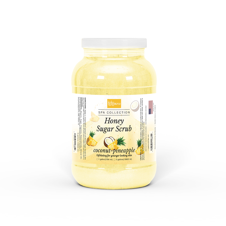 Coconut Pineapple | Wholesale | Private Label | High Quality | Nourishing | Moisturizing | Exfoliating | Honey Sugar Scrub