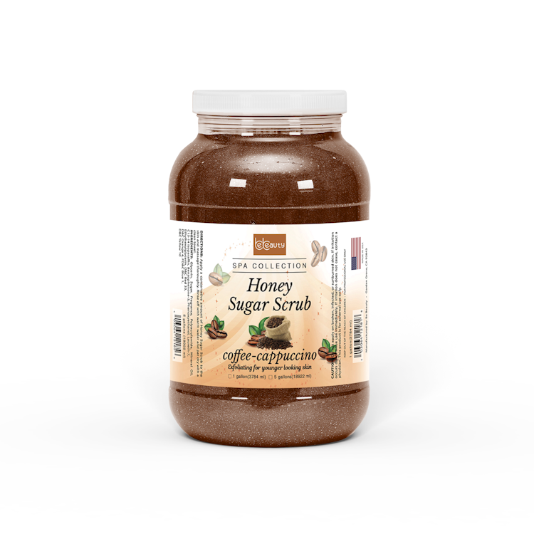 Coffee Cappuccino | Wholesale | Private Label | High Quality | Nourishing | Moisturizing | Exfoliating | Honey Sugar Scrub
