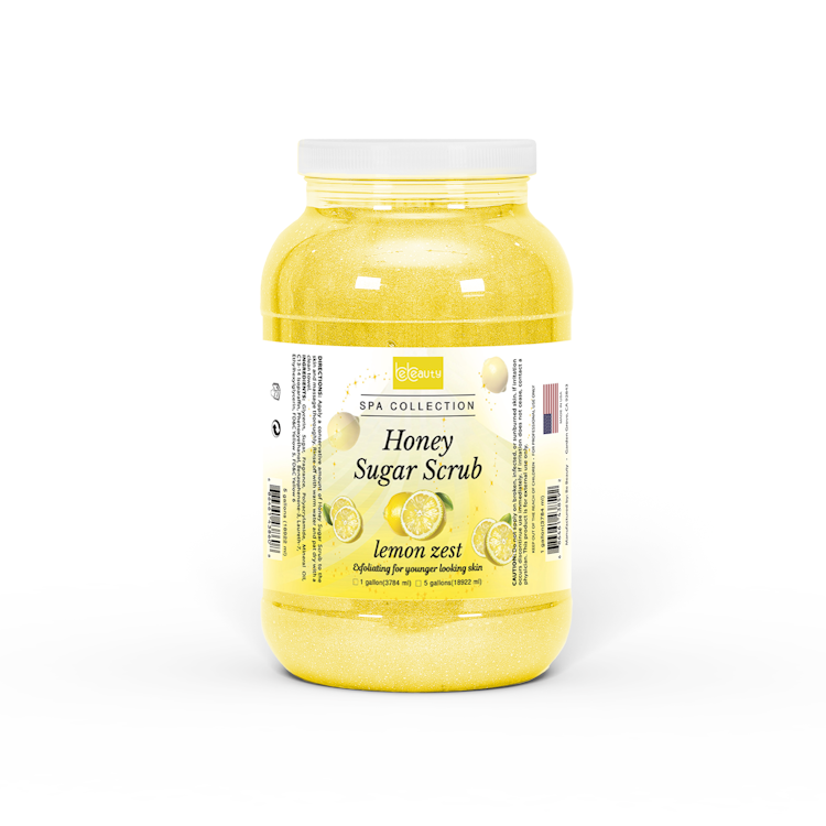 Lemon Zest | Wholesale | Private Label | High Quality | Nourishing | Moisturizing | Exfoliating | Honey Sugar Scrub