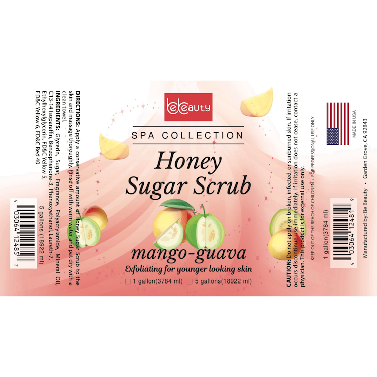 Mango Guava | Wholesale | Private Label | High Quality | Nourishing | Moisturizing | Exfoliating | Honey Sugar Scrub